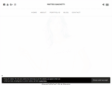 Tablet Screenshot of matteogiachetti.com